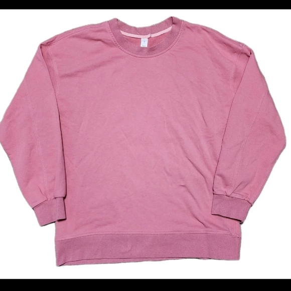 lululemon athletica Tops - Womens Lululemon Perfectly Oversized Crewneck Sweatshirt Size 6 Rose Salmon Pink